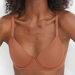 SMOOTHEZ by Aerie Full Coverage Lightly Lined Bra Warm Brown Color Size 36DDD
